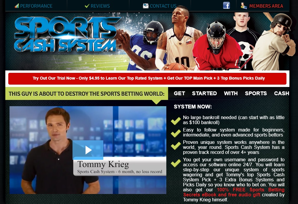 Tommy Krieg’s Sports Cash System