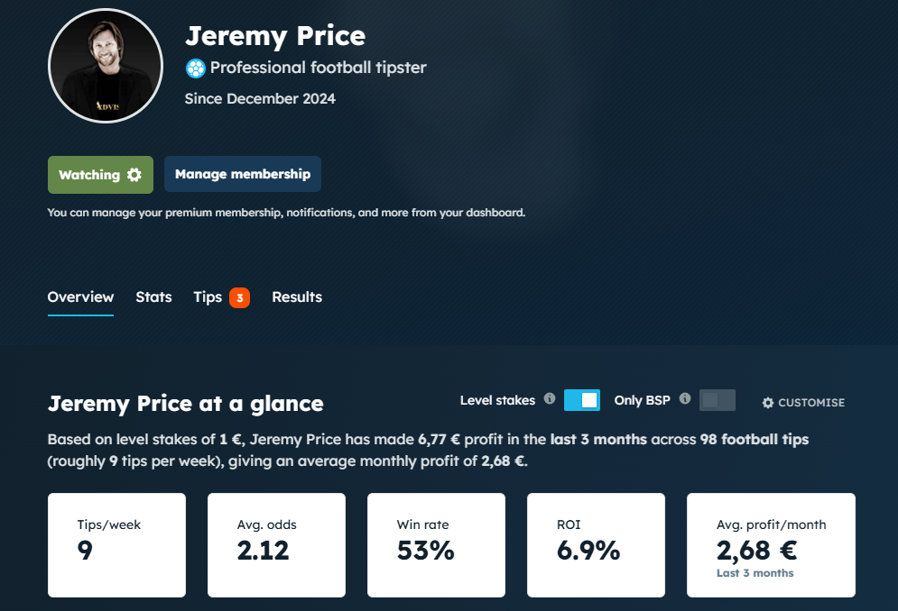 Jeremy Price Review: Comeback in 2025
